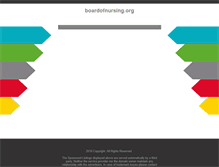 Tablet Screenshot of boardofnursing.org